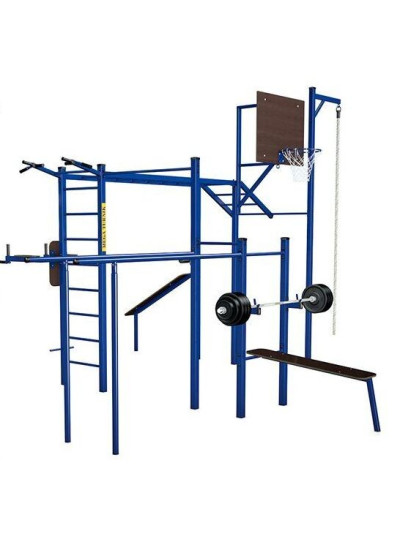 Спортивний майданчик з тренажерами